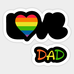 Love dad Sticker
